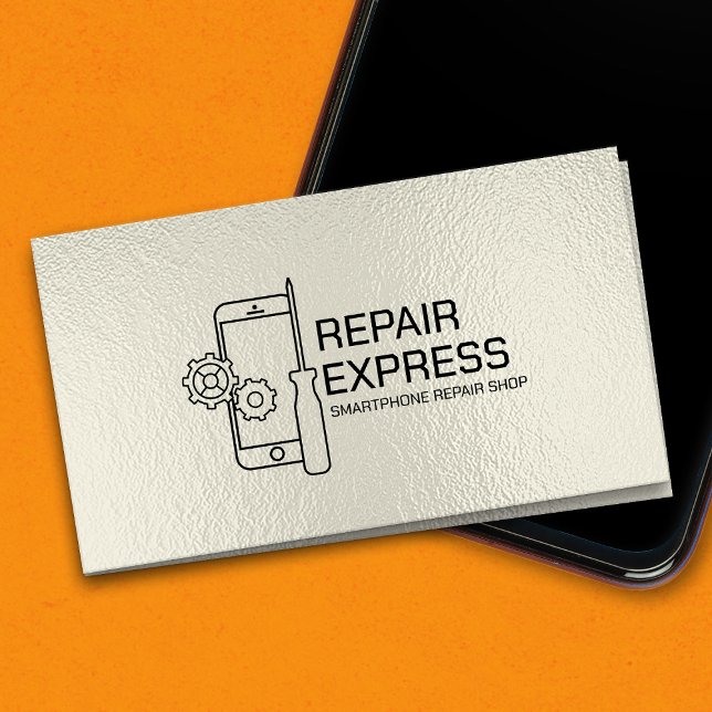 Modern Professional Smartphone Repair Business Card (Creator Uploaded)
