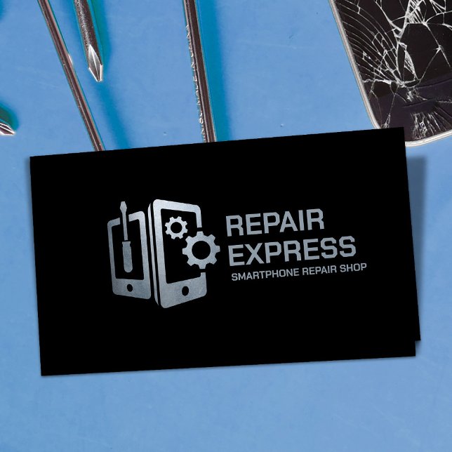 Modern Professional Smartphone Repair Business Card (Creator Uploaded)