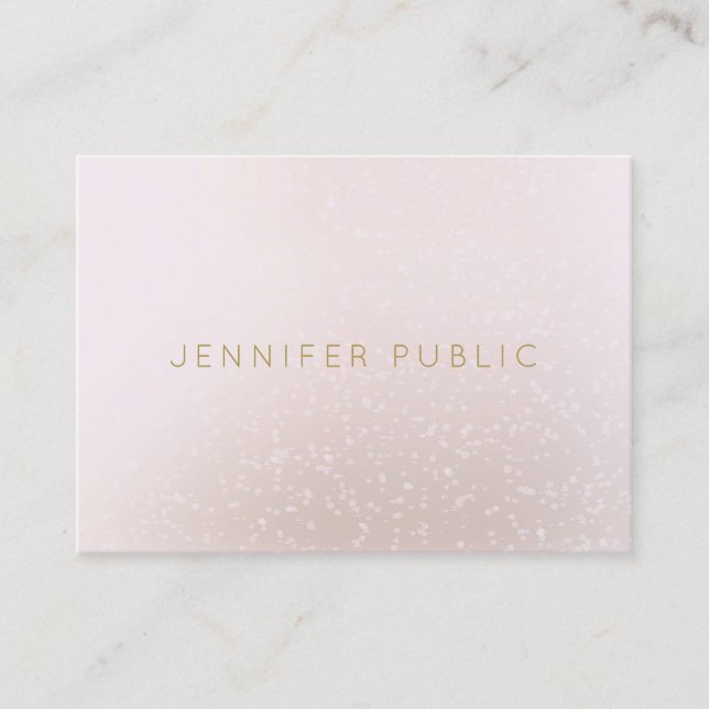 Modern Professional Sophisticated Template Elegant Business Card (Front)
