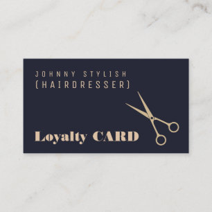 Modern professional style loyalty card
