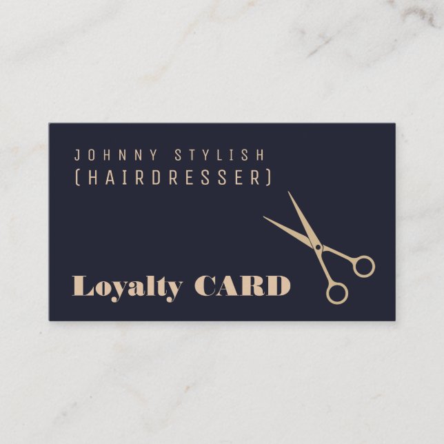 Modern professional style loyalty card (Front)
