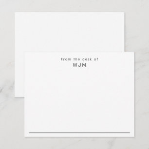 Modern Professional Stylish Correspondence Flat Card