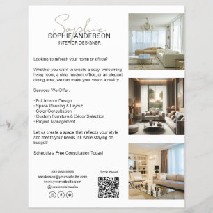 Modern Professional White Business Flyer