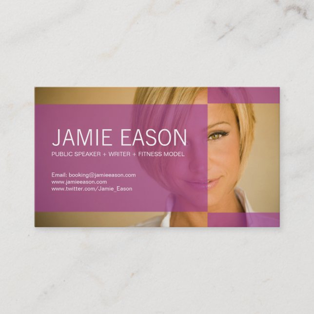 Modern Profile Card - Jamie Eason (Front)