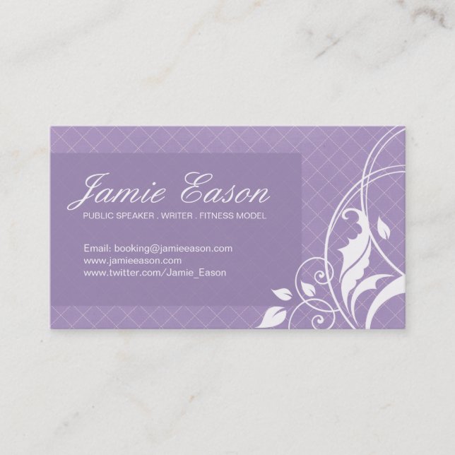 Modern Profile Card - Jamie Eason (Front)