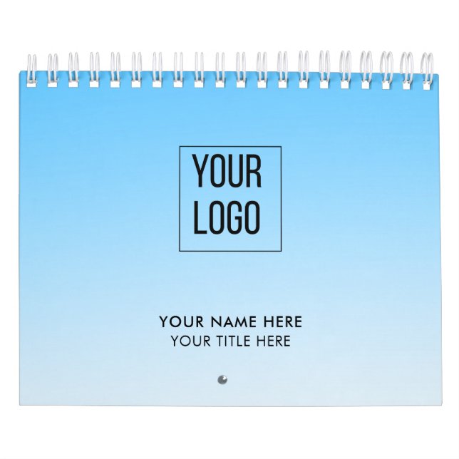 Modern Promotional Business Logo Calendar (Cover)