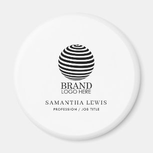 Modern Promotional Business Logo & Name Magnet