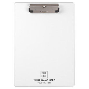 Modern Promotional Logo Business Clipboard