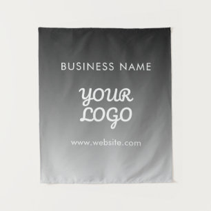 Modern Promotional Logo & Text   Editable Colour Tapestry