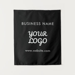 Modern Promotional Logo & Text   Editable Colour Tapestry