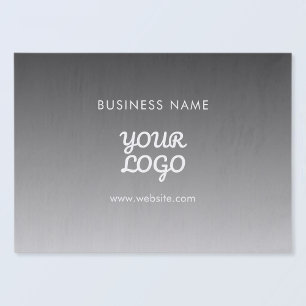 Modern Promotional Logo & Text   Editable Colour Tissue Paper