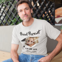 Modern Proud Parent | Graduate | Photo T-Shirt