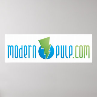 Modern Pulp Logo Poster