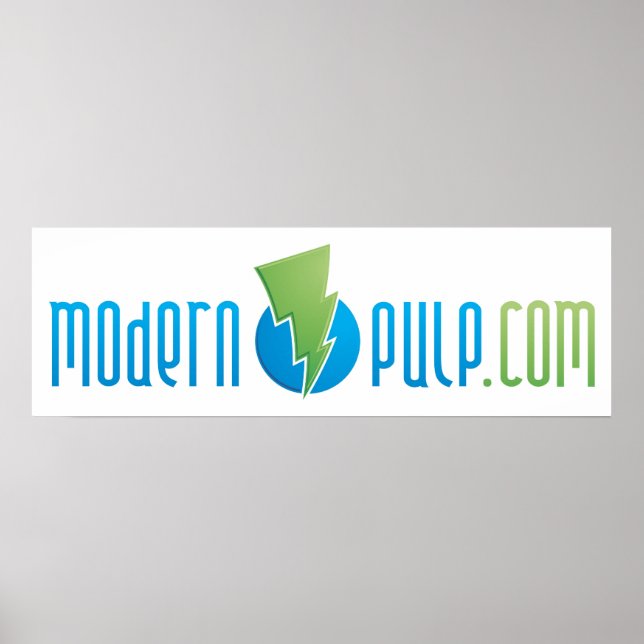 Modern Pulp Logo Poster (Front)