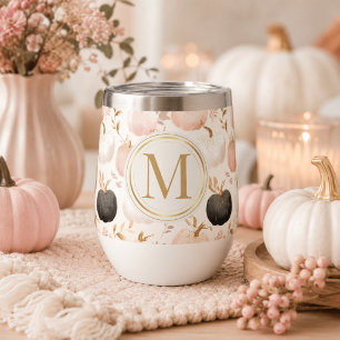 Modern Pumpkin Monogram – Personalised Initial