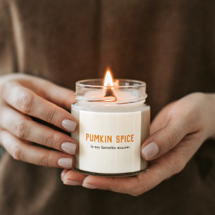 Modern Pumpkin Spice Is My Favourite Season Quote Square Sticker