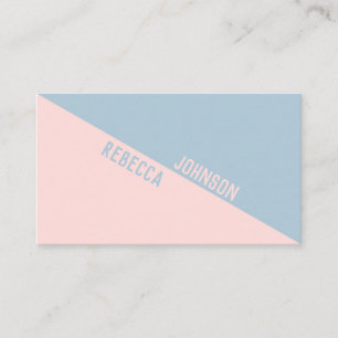 Modern Punchy Pastel Duotone - Business Card