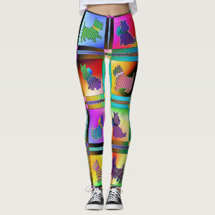 Modern  Puppy Love  Leggings