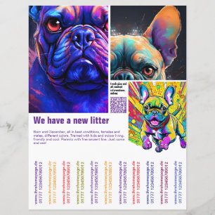 modern puppy qr-code personalised