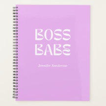  Modern Purple 2024 Boss Babe Personalised