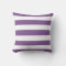Modern Purple and White Stripes