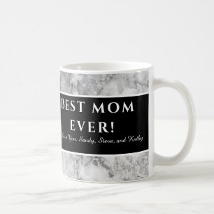 Modern Purple "Best mum ever" Mother Appreciation Coffee Mug