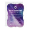 Modern Purple Blue Star David Bar Mitzvah Hebrew