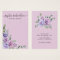 Modern Purple Floral Jewellery Earring Display Car