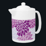 Modern Purple Flower Pattern<br><div class="desc">Pretty, purple, vintage flower pattern on home decor, tableware and furnishings.</div>