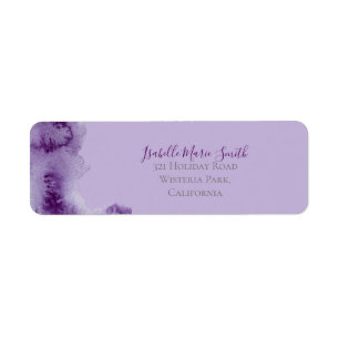 Modern Purple Hues Colour Wash Lilac Wedding RTS L