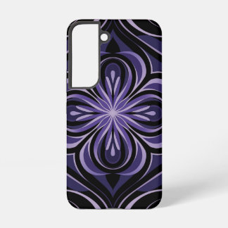 Modern Purple Mandala Abstract Pattern Samsung Galaxy Case