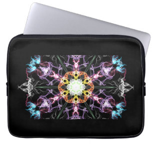Modern Purple Mandala Laptop Sleeve