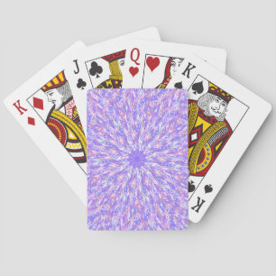 Modern Purple Mandala Playing Cards