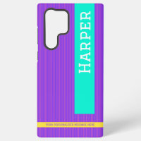 Modern Purple Personalised Name