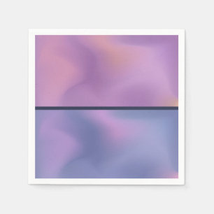 Modern Purple & Pink Swirling Abstract Design Napkin
