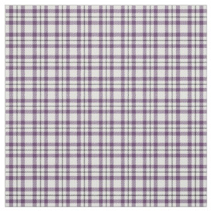 Modern Purple Plaid Fabric