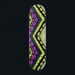 Modern Purple Yellow Tribal Pattern Skateboard<br><div class="desc">This stylish design features a tribal pattern in a modern purple and soft yellow. #tribal #modern #chic #stylish #pattern #girly #feminine #ethnic #purple #yellow #elegant #trendy #fun #cool #skateboard #skateboarding #skateboarder #sports #outdoors #sportsequipment #gifts #giftsforher</div>