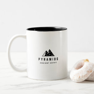Modern Pyramids & Egyptian Hieroglyphics Mug