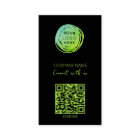 Modern QR Code Fluorescent Green