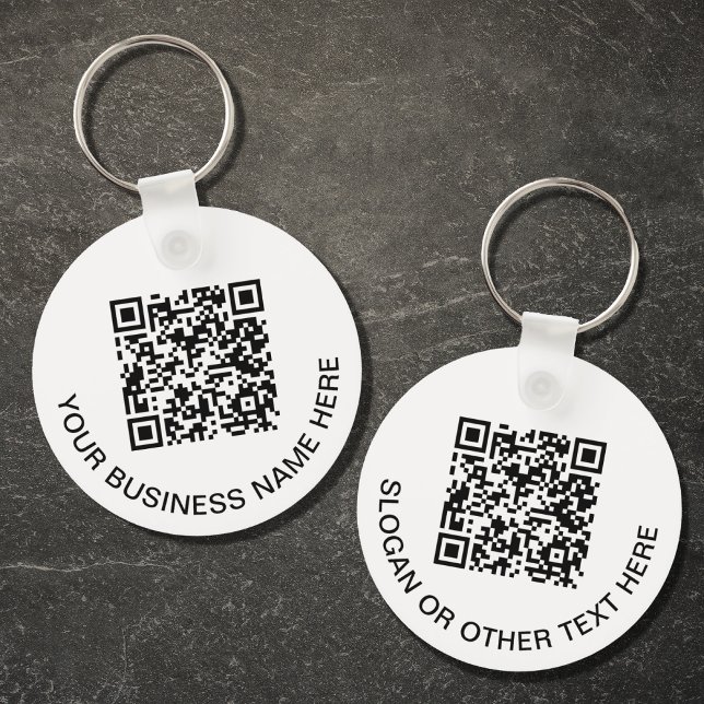 Modern QR Code Promotional Key Ring (Creator Uploaded)