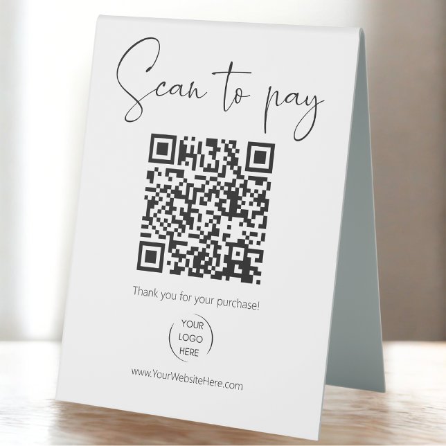 Modern QR code Scan to Pay Venmo + Scan for menu (Creator Uploaded)