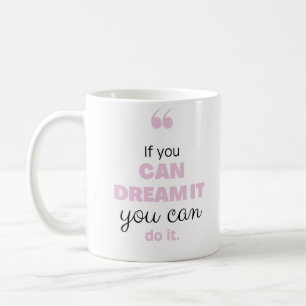 Modern Quote Motivational Mug Design