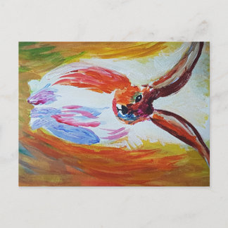 Modern Rabbit Postcard