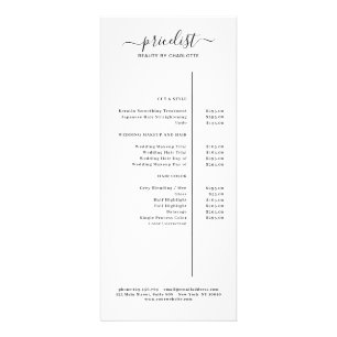 Modern Rack Card
