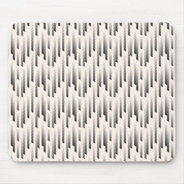 Modern Rain Pattern Mouse Mat (Front)