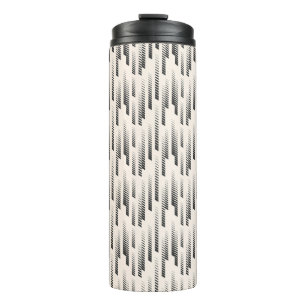 Modern Rain Pattern Thermal Tumbler