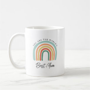 Modern Rainbow Best Mum Mothers Day Gift Coffee Mug