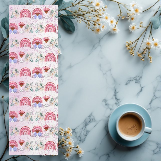 Modern Rainbow Cocktail Fitness Freak Romantic Fun Yoga Mat (Modern Rainbow Cocktail Fitness Freak Romantic Fun Yoga Mat)