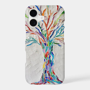 Modern Rainbow Coloured Tree
