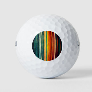 Modern Rainbow Colours Golf Balls